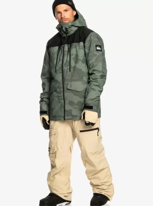 Mens Quiksilver Snow Pants | Utility Technical Snow Bib Pants