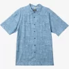 Mens Quiksilver Shirts & Polos | Waterman Amazed Palm Woven Shirt