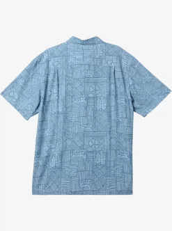 Mens Quiksilver Shirts & Polos | Waterman Amazed Palm Woven Shirt