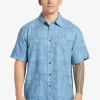 Mens Quiksilver Shirts & Polos | Waterman Amazed Palm Woven Shirt