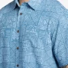 Mens Quiksilver Shirts & Polos | Waterman Amazed Palm Woven Shirt