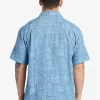 Mens Quiksilver Shirts & Polos | Waterman Amazed Palm Woven Shirt