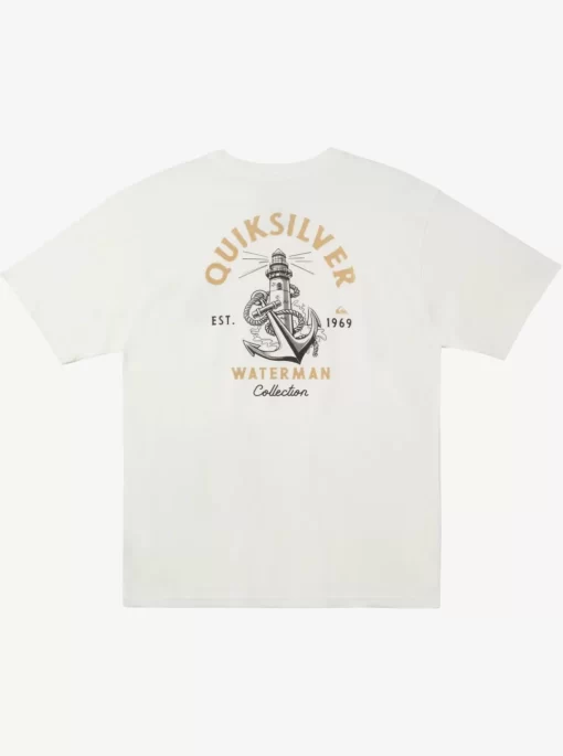 Mens Quiksilver Tees | Waterman Anchors Away Qt-Shirt