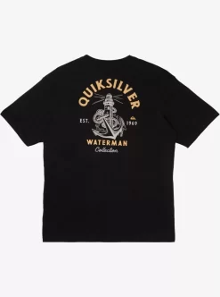 Mens Quiksilver Tees | Waterman Anchors Away Qt-Shirt