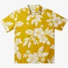 Mens Quiksilver Shirts & Polos | Waterman Aqua Flower Short Sleeve Shirt