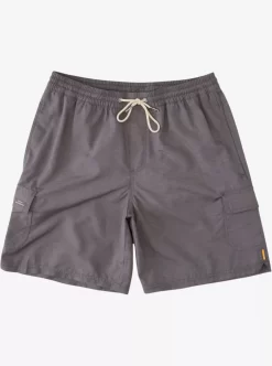 Mens Quiksilver Elastic Waist | Waterman Balance 18" Volleys