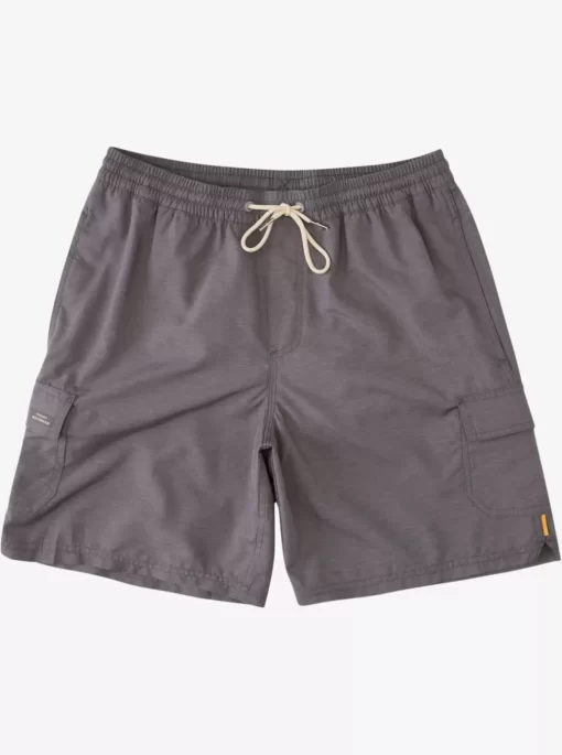 Mens Quiksilver Elastic Waist | Waterman Balance 18" Volleys