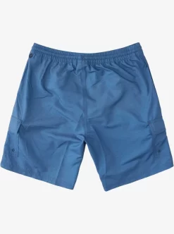 Mens Quiksilver Elastic Waist | Waterman Balance 18" Volleys