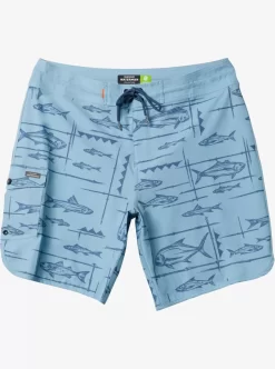 Mens Quiksilver Shorts & Amphibians | Waterman Bento Box 19" Boardshorts