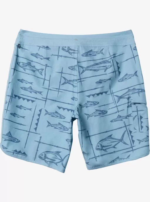 Mens Quiksilver Shorts & Amphibians | Waterman Bento Box 19" Boardshorts