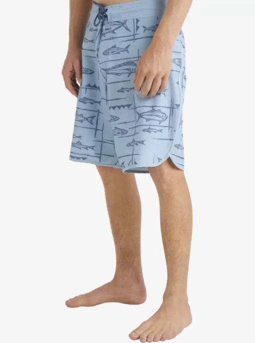 Mens Quiksilver Shorts & Amphibians | Waterman Bento Box 19" Boardshorts