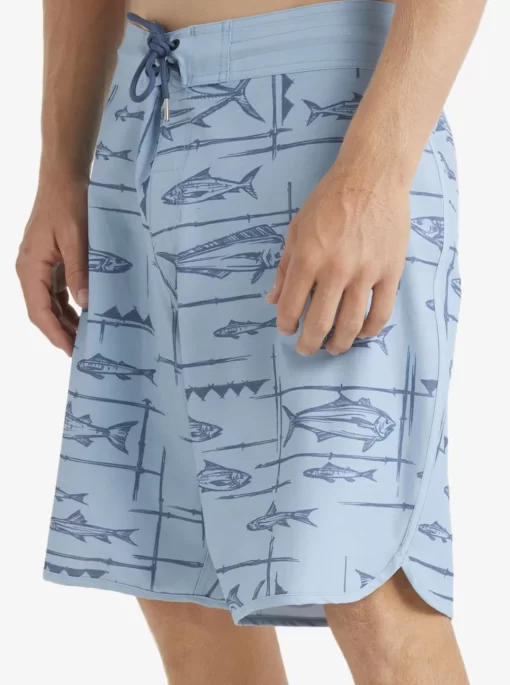 Mens Quiksilver Shorts & Amphibians | Waterman Bento Box 19" Boardshorts