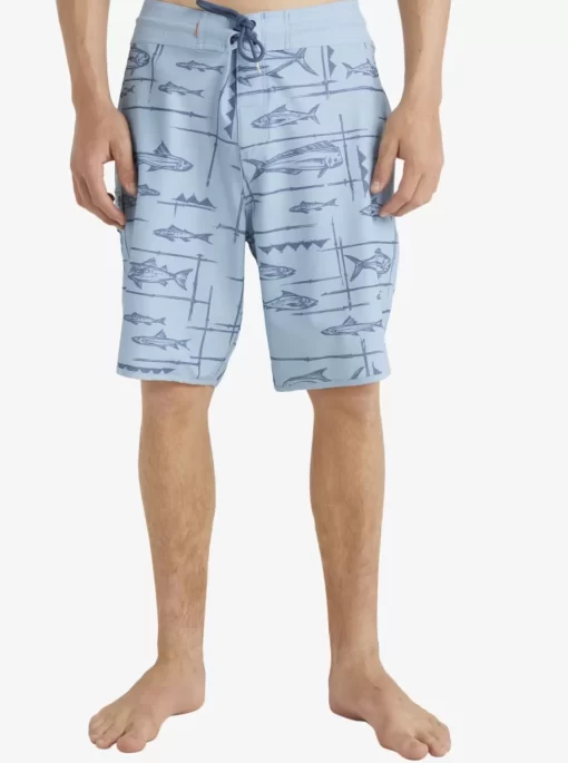 Mens Quiksilver Shorts & Amphibians | Waterman Bento Box 19" Boardshorts