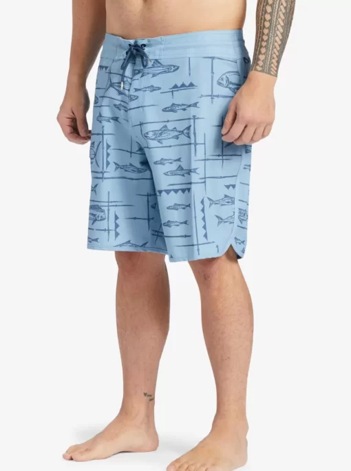 Mens Quiksilver Shorts & Amphibians | Waterman Bento Box 19" Boardshorts