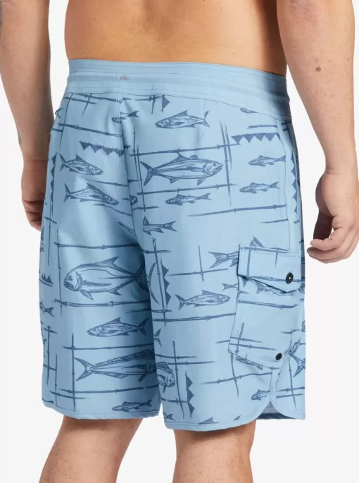 Mens Quiksilver Shorts & Amphibians | Waterman Bento Box 19" Boardshorts