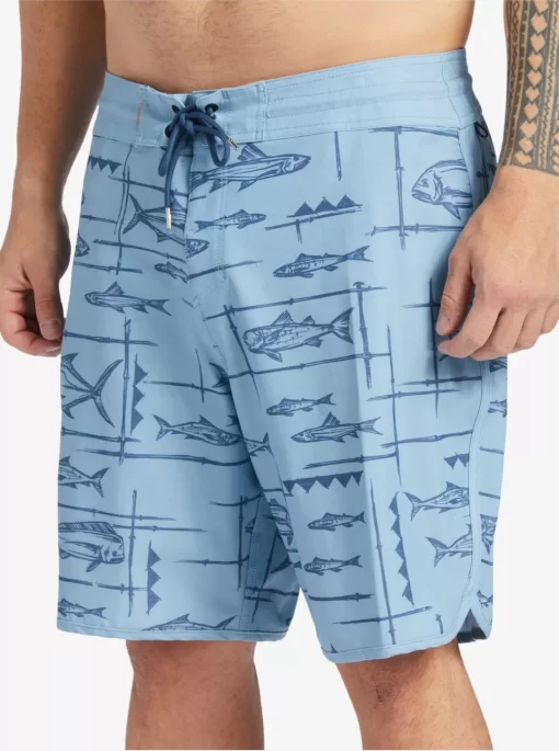 Mens Quiksilver Shorts & Amphibians | Waterman Bento Box 19" Boardshorts