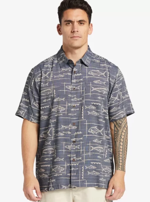 Mens Quiksilver Shirts & Polos | Waterman Bento Woven Shirt