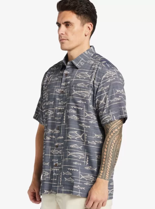 Mens Quiksilver Shirts & Polos | Waterman Bento Woven Shirt