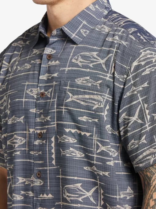 Mens Quiksilver Shirts & Polos | Waterman Bento Woven Shirt