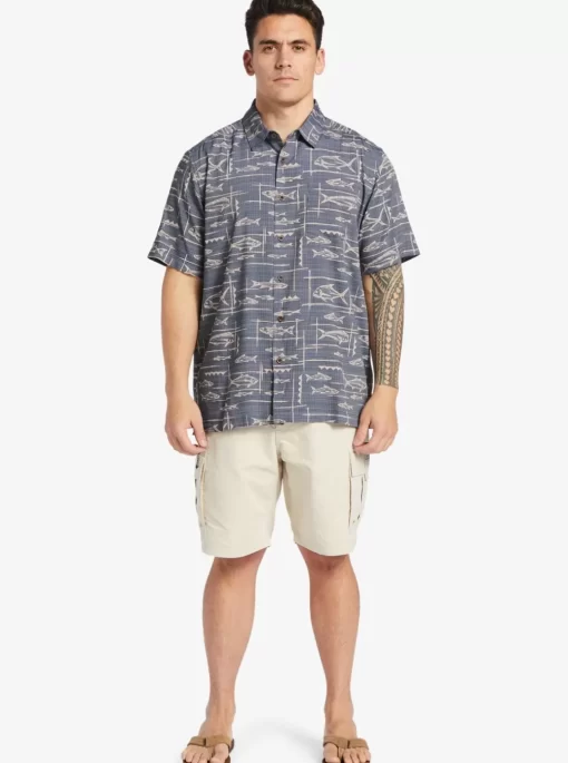 Mens Quiksilver Shirts & Polos | Waterman Bento Woven Shirt