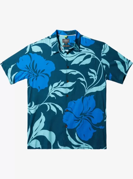 Mens Quiksilver Shirts & Polos | Waterman Big Charmer Short Sleeve Shirt