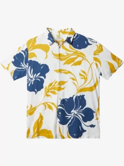 Mens Quiksilver Shirts & Polos | Waterman Big Charmer Short Sleeve Shirt