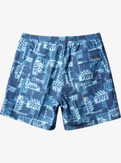 Mens Quiksilver Elastic Waist | Waterman Canoes Reef 17" Volleys