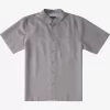 Mens Quiksilver Shirts & Polos | Waterman Centinela Premium Anti-Wrinkle Shirt