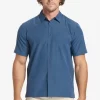 Mens Quiksilver Shirts & Polos | Waterman Centinela Premium Anti-Wrinkle Shirt