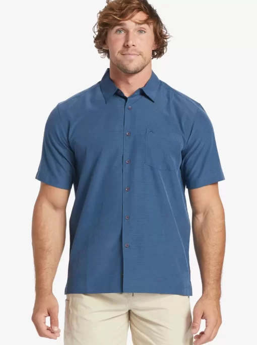 Mens Quiksilver Shirts & Polos | Waterman Centinela Premium Anti-Wrinkle Shirt