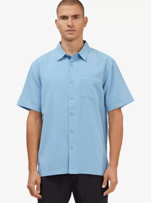 Mens Quiksilver Shirts & Polos | Waterman Centinela Premium Anti-Wrinkle Shirt