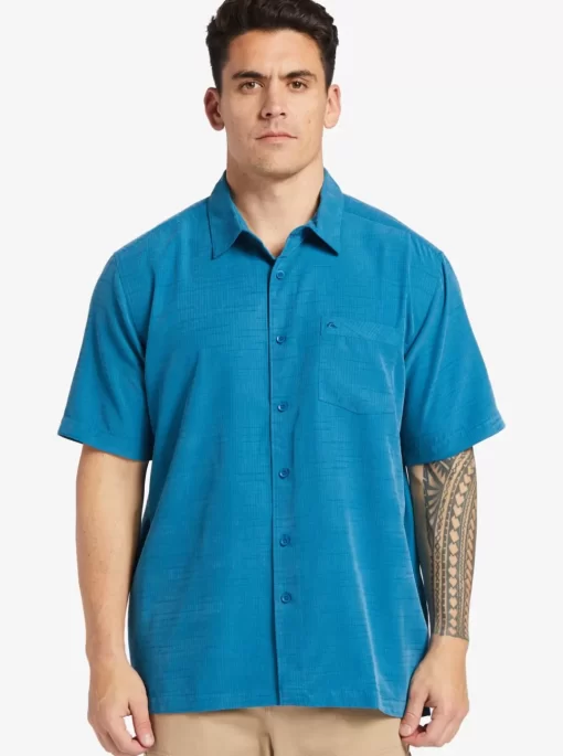 Mens Quiksilver Shirts & Polos | Waterman Centinela Premium Anti-Wrinkle Shirt