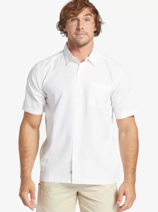 Mens Quiksilver Shirts & Polos | Waterman Centinela Premium Anti-Wrinkle Shirt