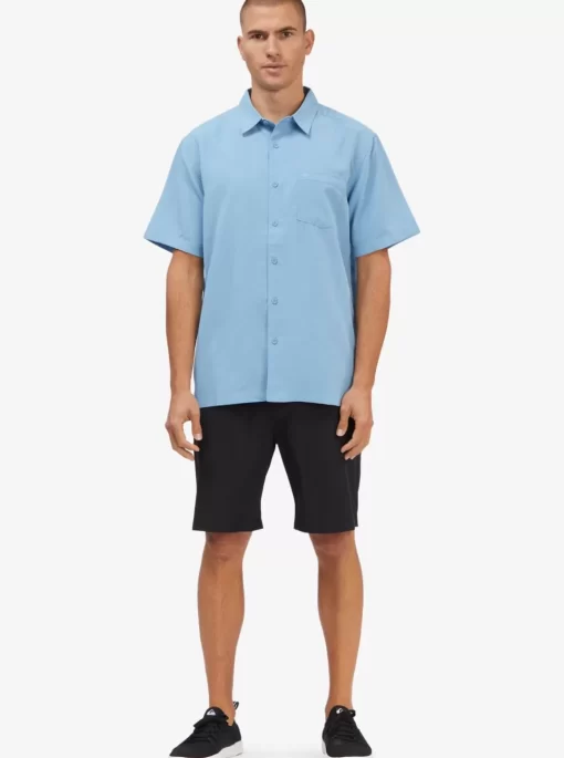 Mens Quiksilver Shirts & Polos | Waterman Centinela Premium Anti-Wrinkle Shirt