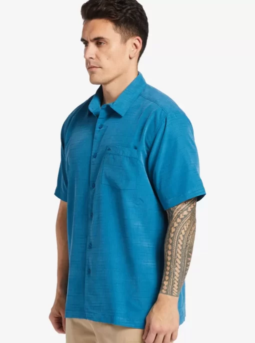 Mens Quiksilver Shirts & Polos | Waterman Centinela Premium Anti-Wrinkle Shirt