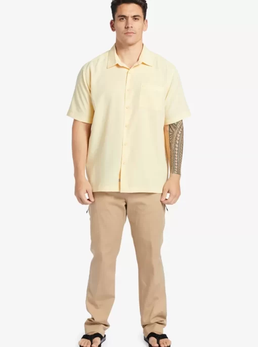 Mens Quiksilver Shirts & Polos | Waterman Centinela Premium Anti-Wrinkle Shirt