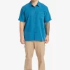 Mens Quiksilver Shirts & Polos | Waterman Centinela Premium Anti-Wrinkle Shirt