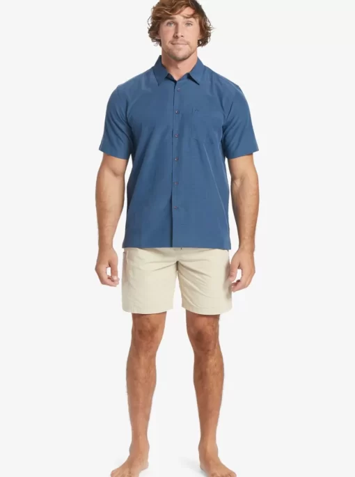 Mens Quiksilver Shirts & Polos | Waterman Centinela Premium Anti-Wrinkle Shirt