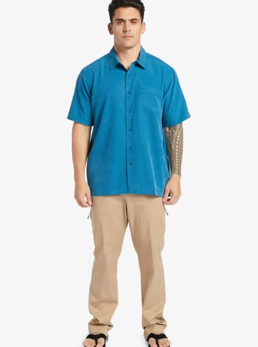 Mens Quiksilver Shirts & Polos | Waterman Centinela Premium Anti-Wrinkle Shirt