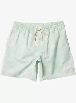 Mens Quiksilver Elastic Waist | Waterman Cliffside 17" Elastic Waist Shorts