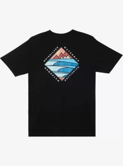 Mens Quiksilver Tees | Waterman Cross Chop Qt-Shirt