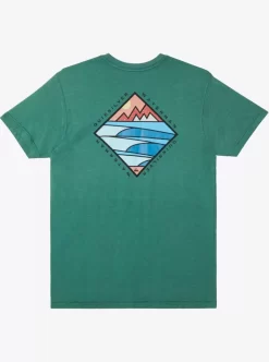 Mens Quiksilver Tees | Waterman Cross Chop Qt-Shirt