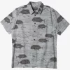 Mens Quiksilver Shirts & Polos | Waterman Dive Sites Woven Shirt