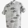 Mens Quiksilver Shirts & Polos | Waterman Dive Sites Woven Shirt