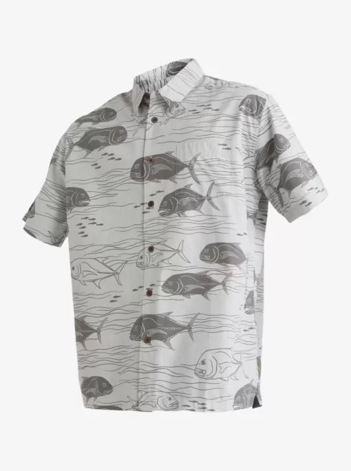 Mens Quiksilver Shirts & Polos | Waterman Dive Sites Woven Shirt