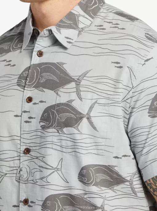 Mens Quiksilver Shirts & Polos | Waterman Dive Sites Woven Shirt