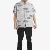 Mens Quiksilver Shirts & Polos | Waterman Dive Sites Woven Shirt