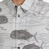 Mens Quiksilver Shirts & Polos | Waterman Dive Sites Woven Shirt