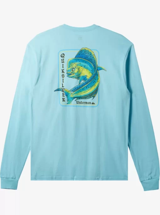 Mens Quiksilver Tees | Waterman Dorado Magic Long Sleeve T-Shirt