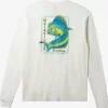 Mens Quiksilver Tees | Waterman Dorado Magic Long Sleeve T-Shirt